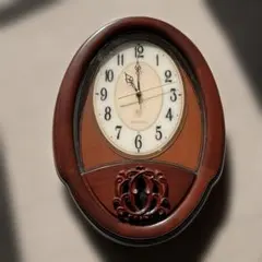 【訳あり】掛時計 クィーンエリザベス2 電波・メロディー機能付き（部品取り可）