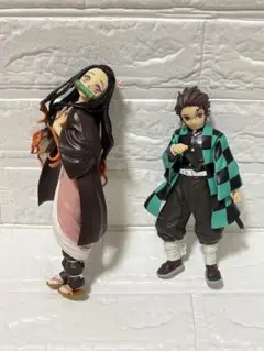 【鬼滅の刃】炭治郎 禰豆子 フィギュア 2種セット プライズ品　まとめ売り