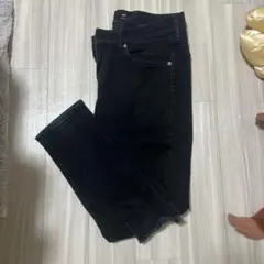 ダメージスキニー デニム