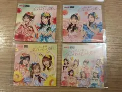 フルーツジッパー　オリジナルステッカー4枚セット