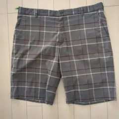 【サイズ40㌅】NIKE GOLF チェック柄 ショートパンツ