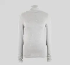 新品未使用タグ付き　YONFA タートルネックL/Sティー　グレー