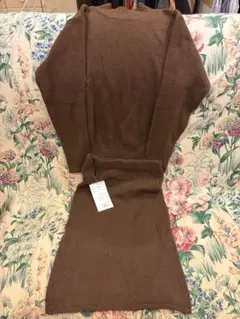 2PINKニットスカート　セットアップ　ハイネック　しまむら