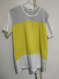 ALOYE Tシャツ イエロー ホワイト グレー Mのサムネイル