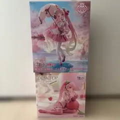 桜ミク　フィギュア　AMP 桜ドレス　desktop さくらんぼクッションのサムネイル