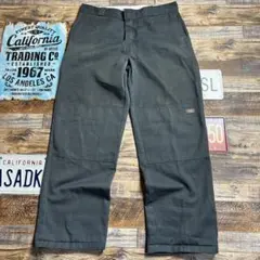 H*h様 Dickies ダブルニー ワークパンツ W36 グレー 古着　ルーズ