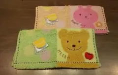 フレル ふわふわ タオルハンカチ ２枚セット