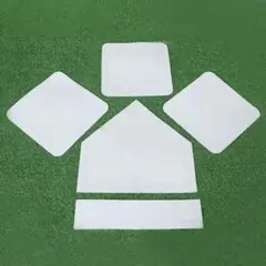 野球 ベース 5点セット 練習用 軽量 持ち運び簡単 ソフトボール トレーニング