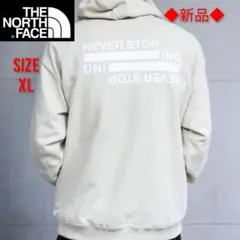 ✨️新品タグ付✨️　THE NORTH FACE ベージュ フーディー XL