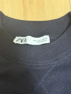 ZARA ダークネイビー トレーナー S