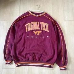 Lee バージニア工科大学 スウェット ホーキーズ ワインレッド XL