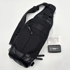 【極美品】 PORTER ポーター ヒート スリング ボディバッグ ブラック