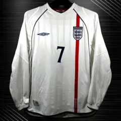 しろpさま専用 デサント製 Umbro England ホーム 長袖ベッカム 7 しろpさま専用 デサント製 Umbro England ホーム 長袖ベッカム 7