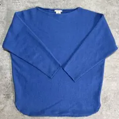 DEMYLEE 100%カシミヤ 長袖セーター XS 青