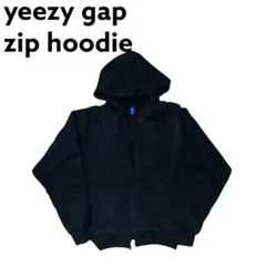 トップス YEEZY GAP Zip Up Hoodie Poetic Black L Yeezy Gap zip up hoodie poetic black