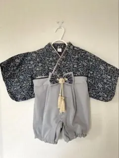 袴　ロンパース　80