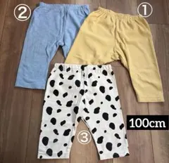 【UNIQLO・西松屋】7分丈&5分丈レギンス3点セット(100cm)