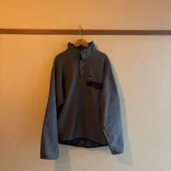 Patagonia シンチラ スナップT フリース プルオーバー グレー