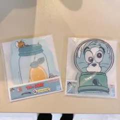 トムとジェリー　ジッパーバック、ラバーコースターセット　新品未開封