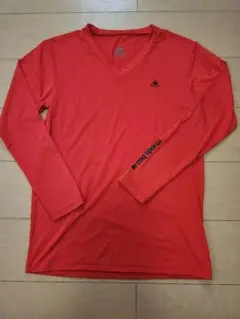 ゴルフウェア　メンズ　ルコック長袖VネックTシャツ