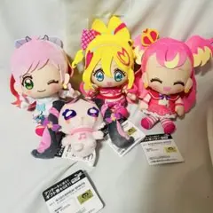 映画キミとアイドルプリキュア♪ コロっとまんまる プリフェイスぬいぐるみ 全4種