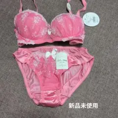 ブラジャー ショーツ セット D65 ピンク　新品未使用のサムネイル