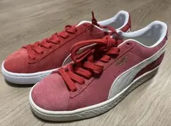 未使用品 PUMA SUEDE レッド 24.5cm