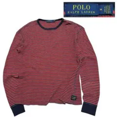 Polo by Ralph Lauren ボーダー サーマル ロンT Y2K短丈 - メルカリ