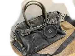 GYDA vintage like denim BAG ハンドバッグデニム