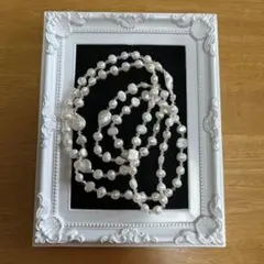 淡水パール　ロングネックレス約50㌢