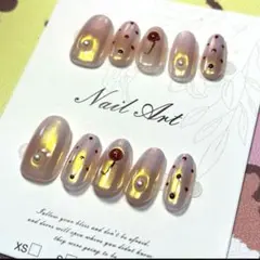 Mサイズ オーバル ネイルチップ 完成品