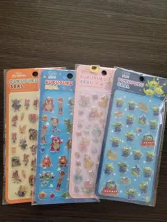 Disney ぷくぷくシール　4枚セット