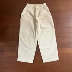 サマンサモスモス　アイボリー ワイドパンツ ゴム入り