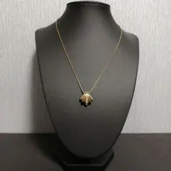 クリスチャンディオール 貝モチーフ ネックレス ラインストーン ヴィンテージ