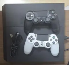 値下不可！PS4 本体+コントローラー2個 動作良好500GB ジェットブラック