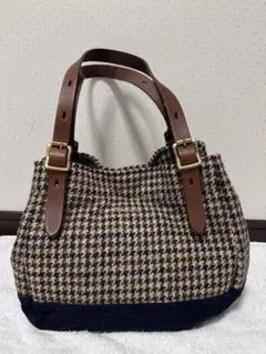 【美品】TREARSURE TOPKAPI トプカピ ハリスツイードトートバッグ
