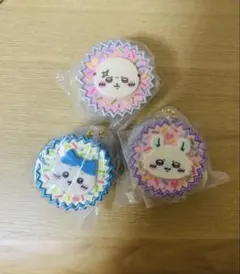 手作りおやつチャーム　平成女児チョコ ハチワレ、ラッコ、モモンガ　3つセット