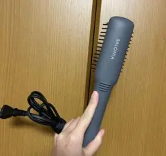 SALONIA ストレート ヒートブラシ スリム グレー SL-012GRS