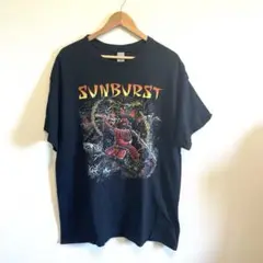 SUNBURST LOUDNESS TシャツXL ブラック　黒バンドT 2022