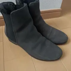 ランバン　インヒールショートブーツ