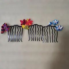 つまみ細工 髪飾り かんざし 3点セット
