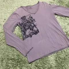 【美品】SHIPS JET BLUE （シップス）長袖Tシャツ Mサイズ グレーのサムネイル