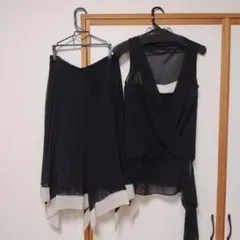 日本製９号ツーピースパーティードレス