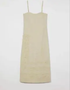 エフィ ネット完売品 刺繍キャミワンピース ブラウン 定価28000 残1点