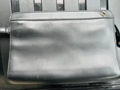 ダンヒル dunhill黒レザー クラッチバッグ