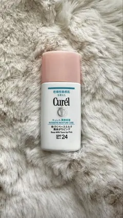 【状態良好】キュレル　色づくベースミルク 湯あがりピンク 化粧下地／乳液