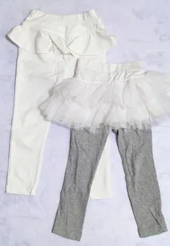 チュチュスカートレギンスとズボンセット 100cm