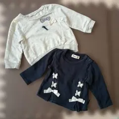 キムラタン BOBSON BiquetteClub カットソー2枚セット　80