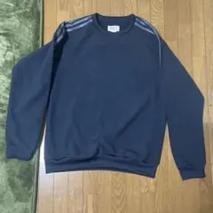 adidas 3ストライプ ネイビートレーナー