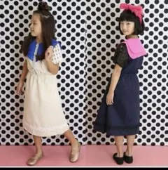 [美品]ユニカ♡ロマンチックスターワンピース110のサムネイル